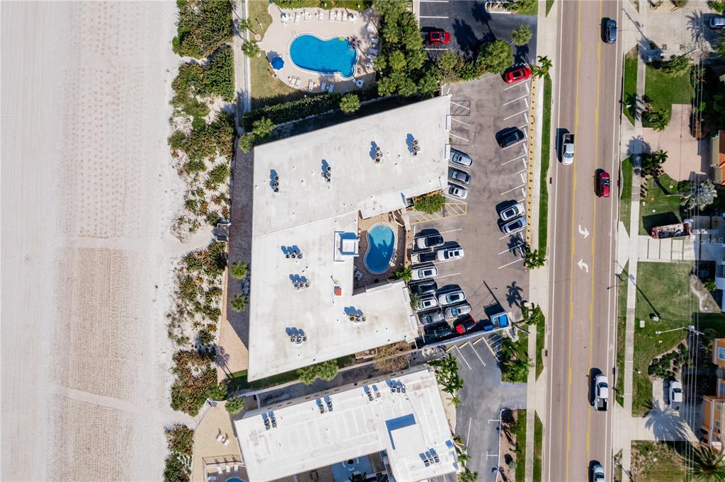 3210 Gulf Boulevard, Unit 307 Belleair Beach, FL 33786 - Photo 37 of 44 an aerial view of a house
