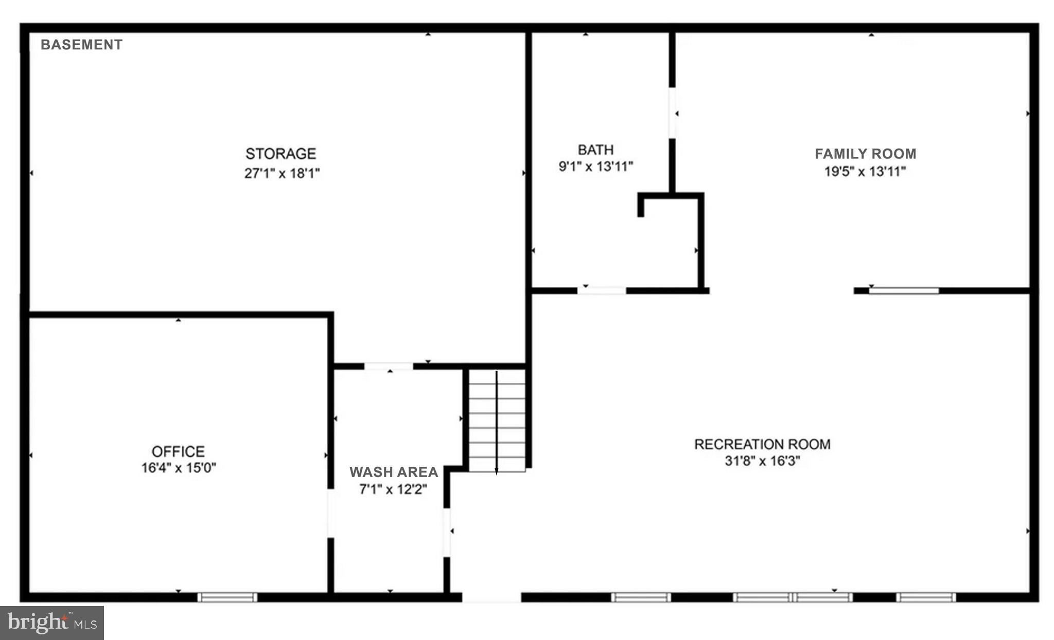 2203 Campbell Road Gordonsville, VA 22942 - Photo 53 of 53 Downstairs floor plan
