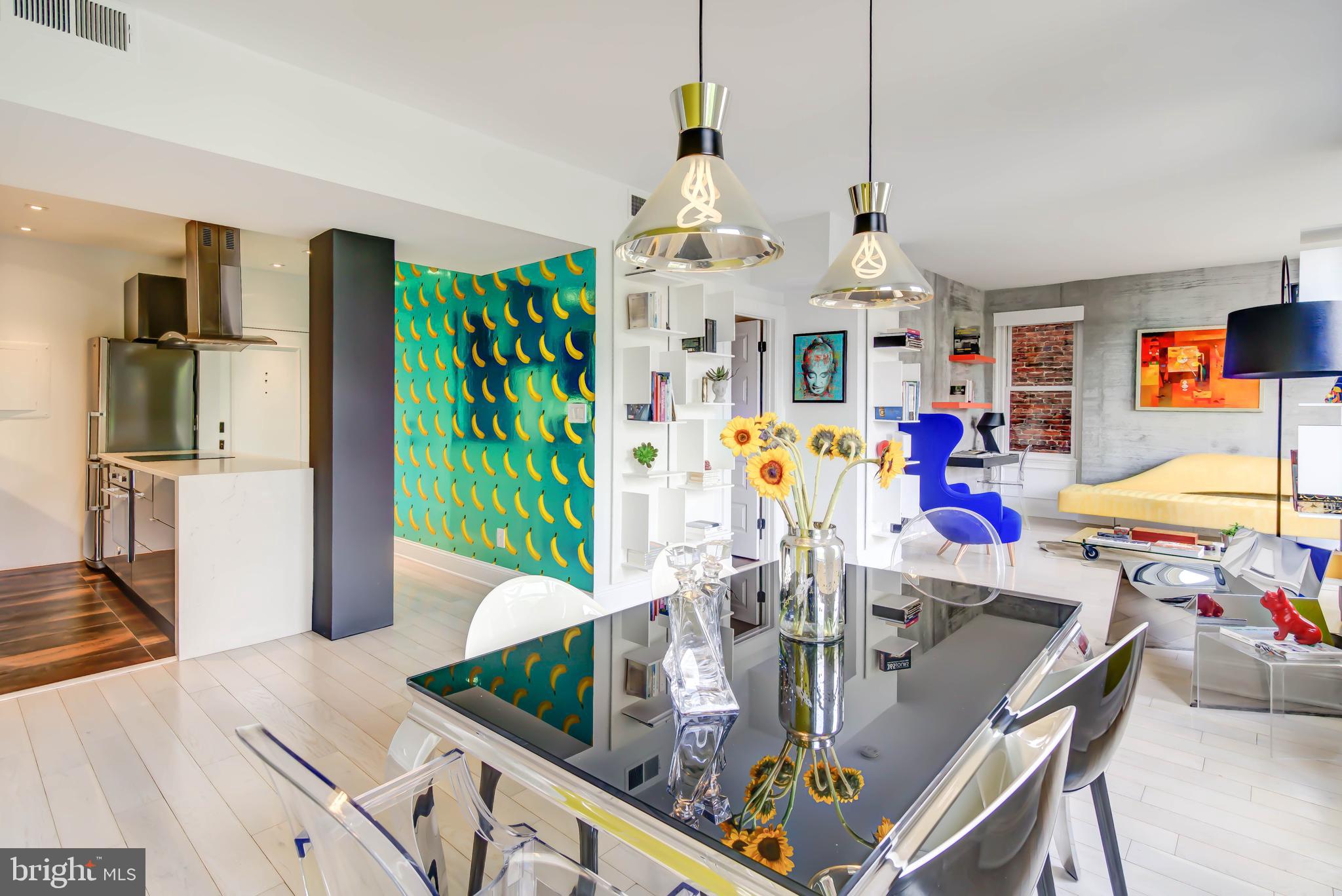 2008 16th Street Northwest, Unit 300 Washington, DC 20009 - Photo 16 of 43 Expansive Dining Area Open to Kitchen