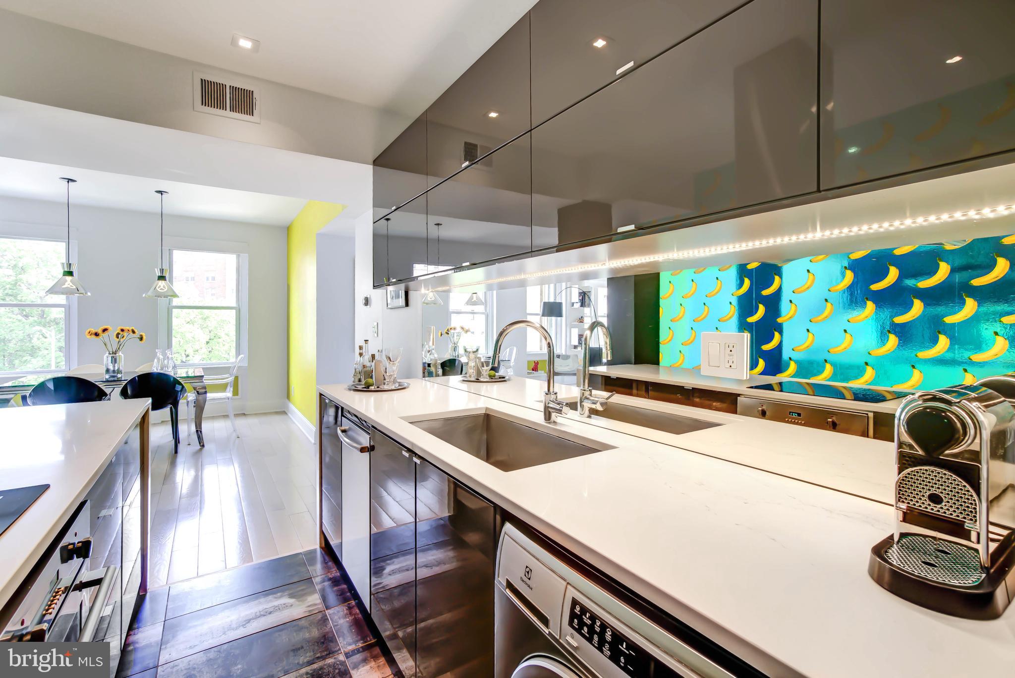 2008 16th Street Northwest, Unit 300 Washington, DC 20009 - Photo 24 of 43 Open Renovated Kitchen