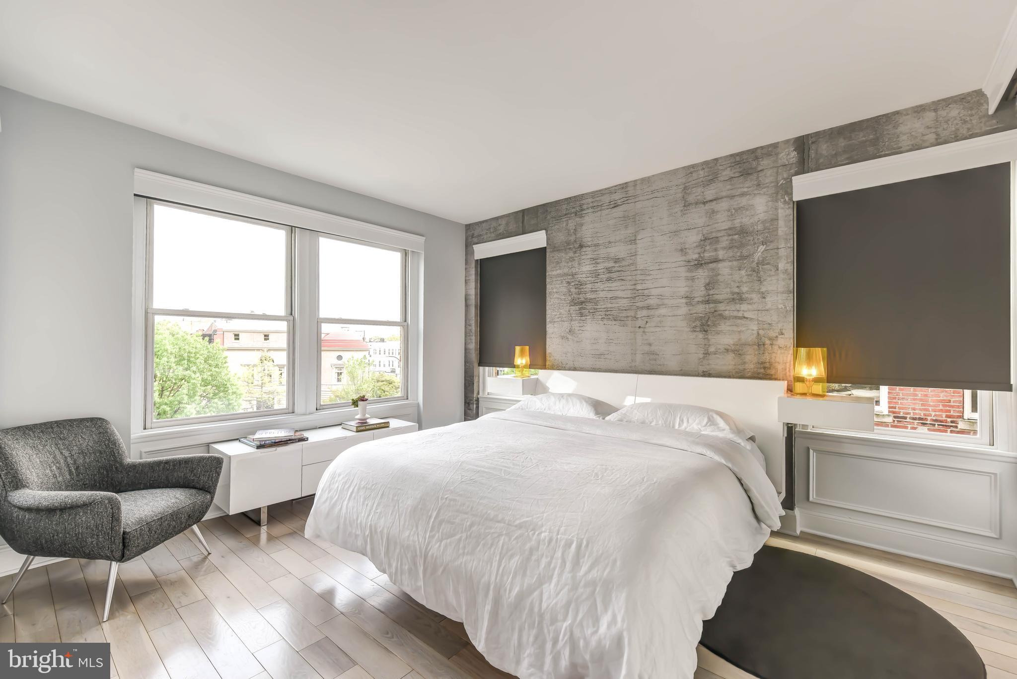 2008 16th Street Northwest, Unit 300 Washington, DC 20009 - Photo 34 of 43 Black Out Automated Hunter Douglas Roll Shades