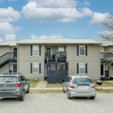 a car parked in front of a house
