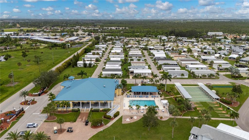 67 Windmill Boulevard Punta Gorda, FL 33950 - Photo 67 of 70 an aerial view of residential houses with outdoor space and river