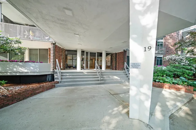 a view of front door of house