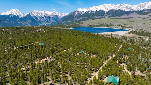 a view of an outdoor space and mountain view