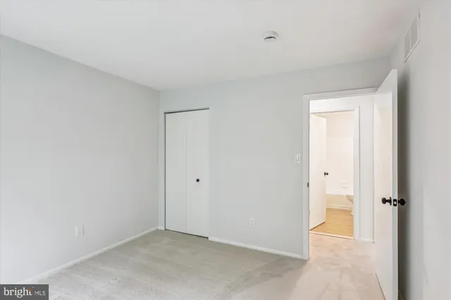 a view of an empty room