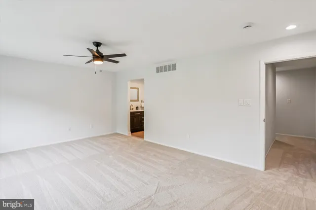 a view of an empty room