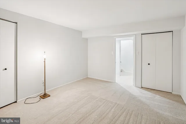 a view of empty room