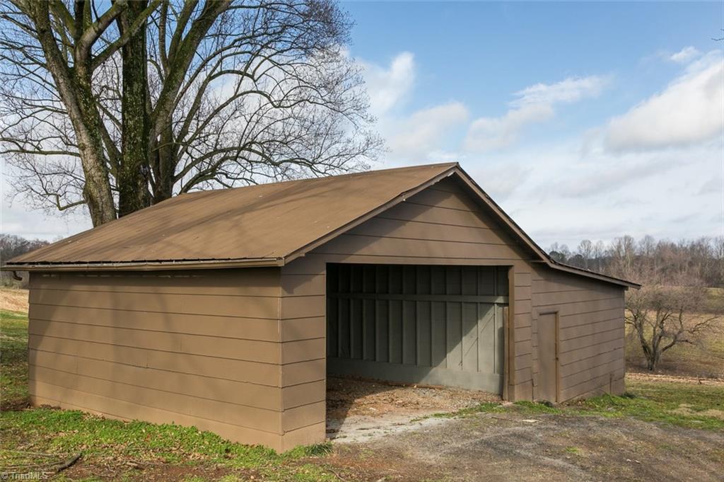 264 Welcome View Church Road Dobson, NC 27017 - Photo 20 of 30 Two-bay detached garage with potting shed/workshop space.