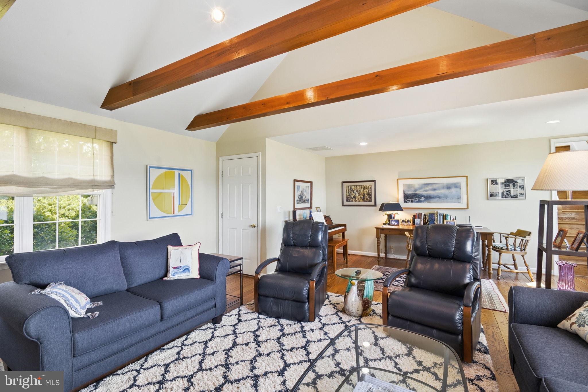 202 Royston Shores Road Chestertown, MD 21620 - Photo 21 of 72 Inviting space with rustic beams.