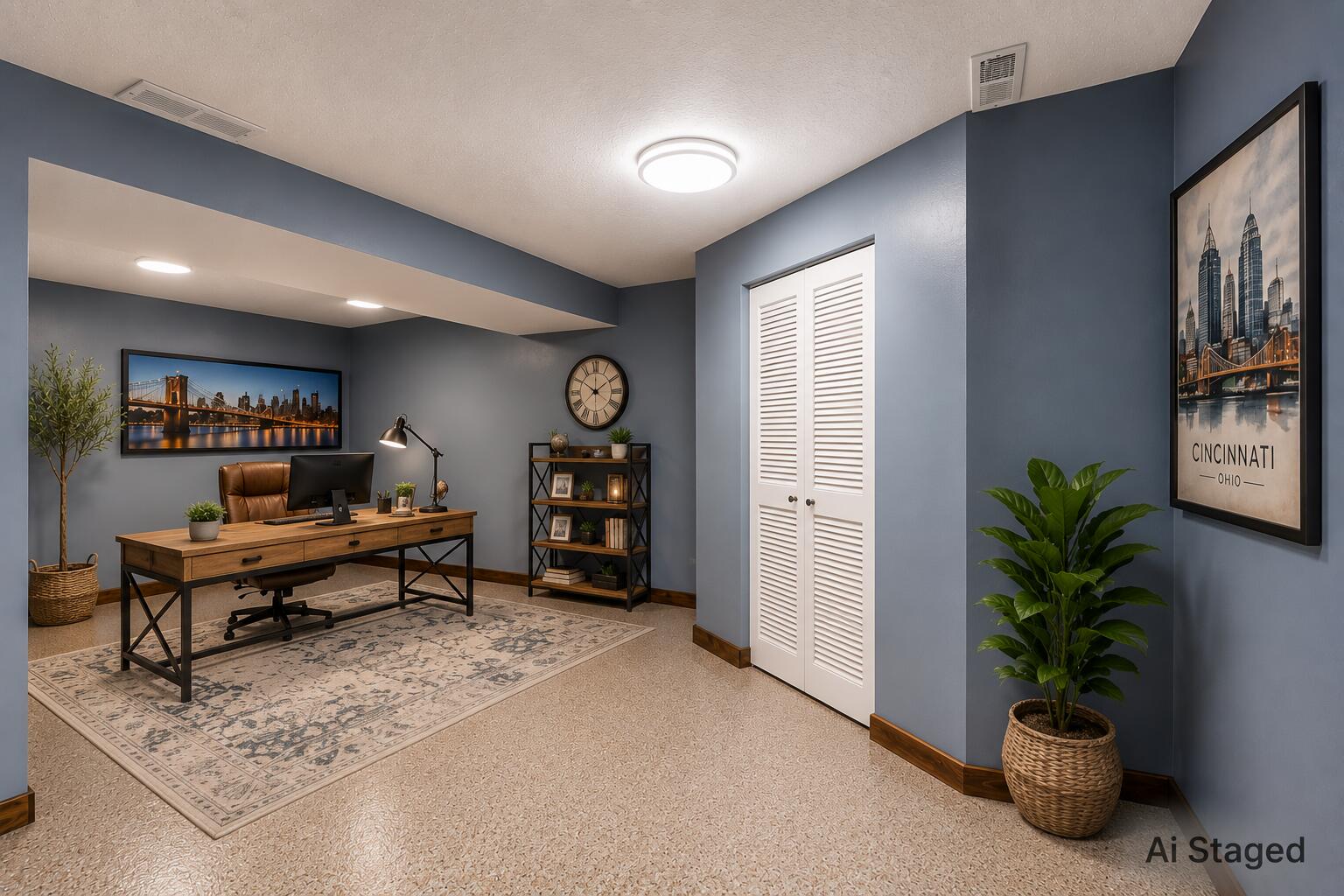1417 North Bend Road Hebron, KY 41048 - Photo 29 of 42 Bonus Room - AI Staged
