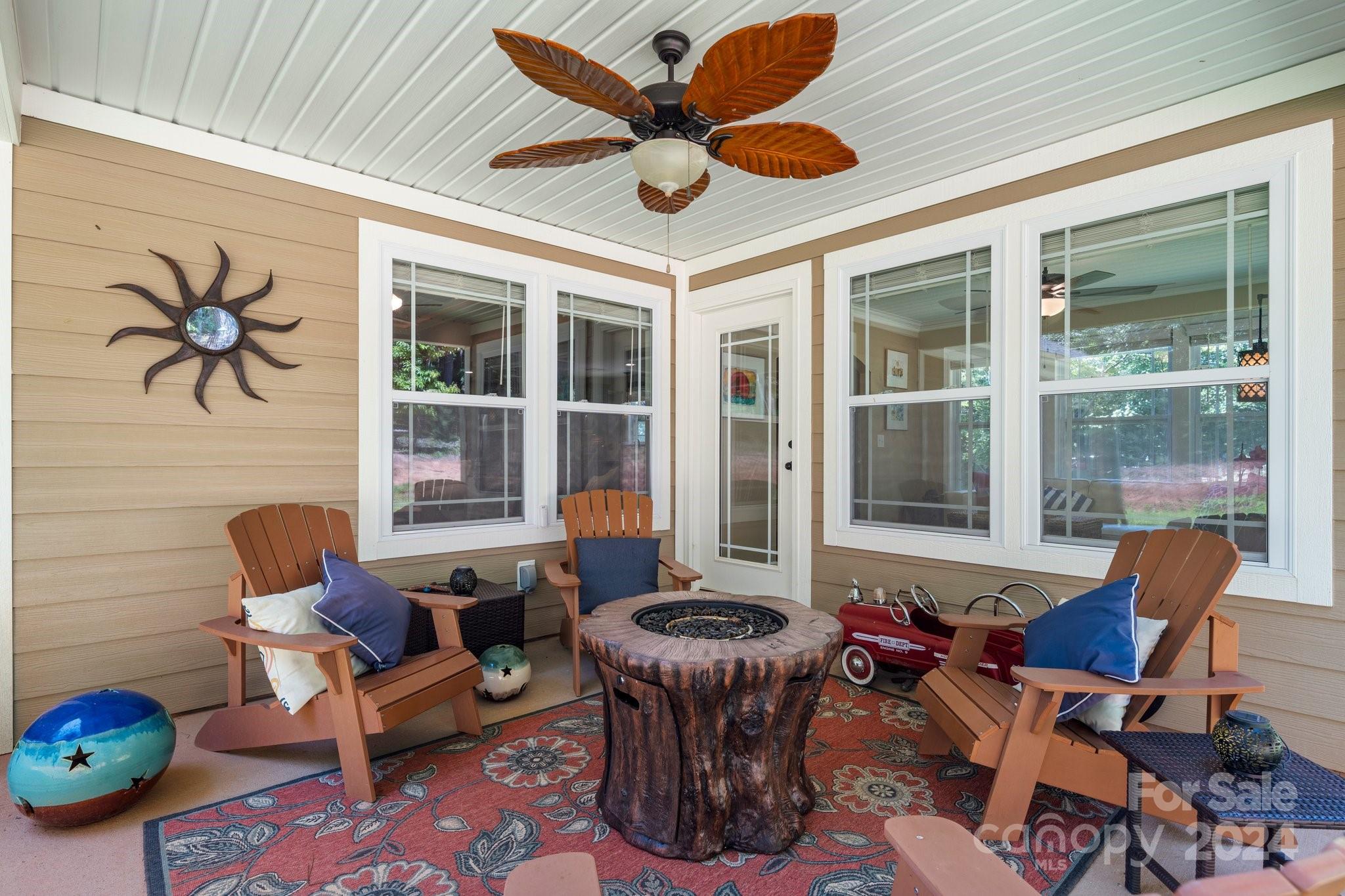 262 Renard Road Tryon, NC 28782 - Photo 29 of 31 a living room with furniture and a large window
