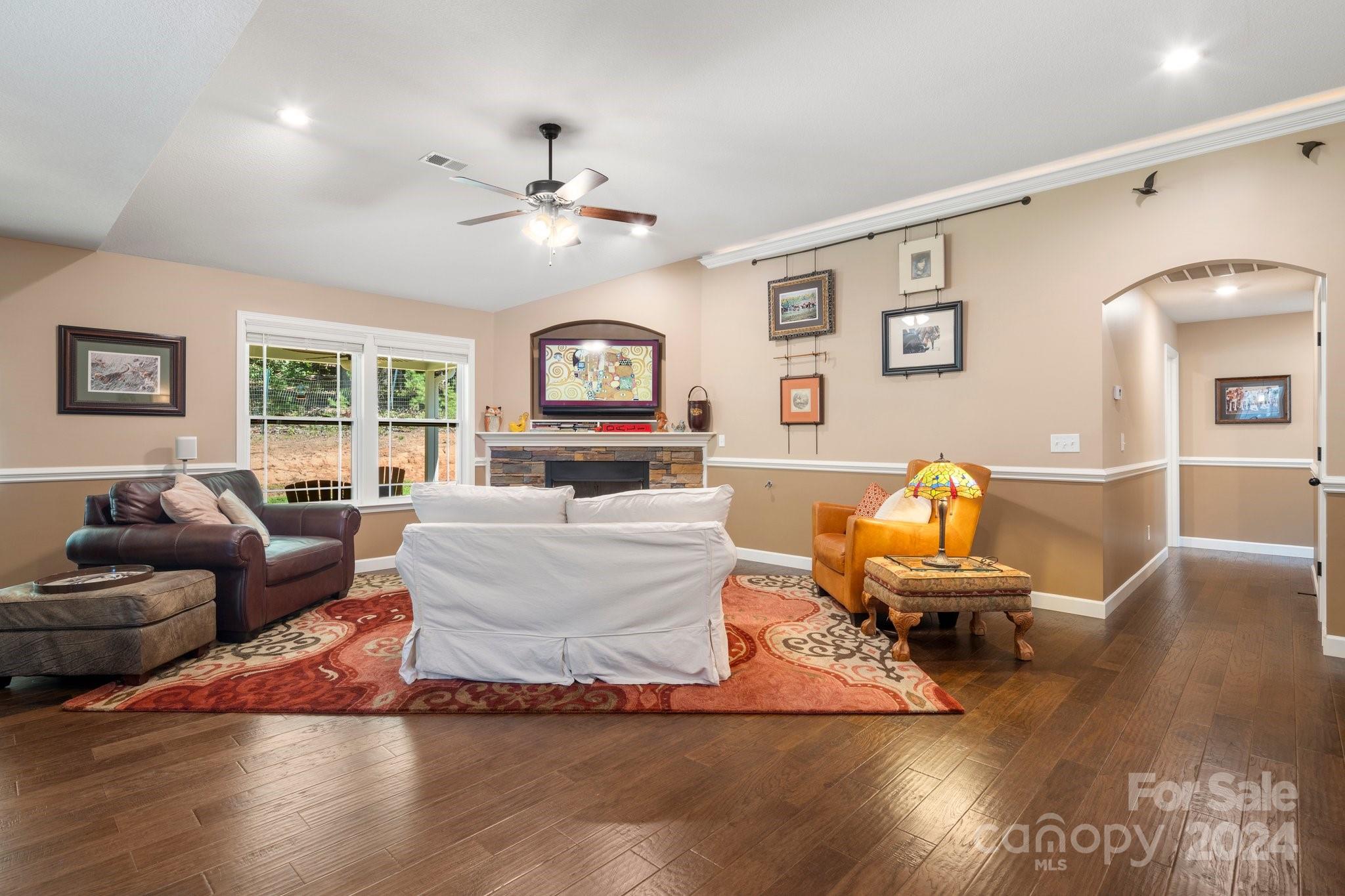 262 Renard Road Tryon, NC 28782 - Photo 5 of 31 a living room with furniture and wooden floor
