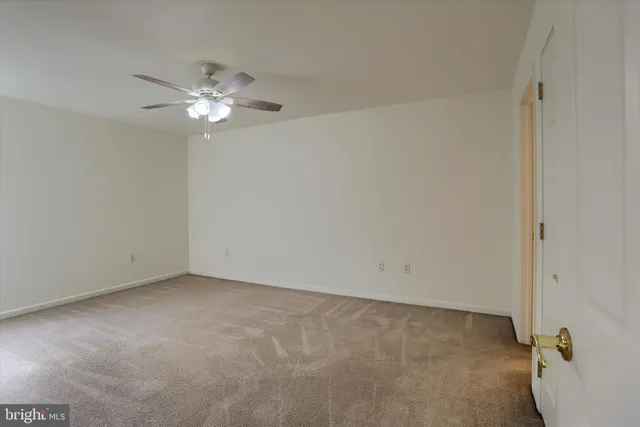 a view of an empty room