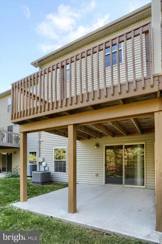 a view of a room with porch and a yard