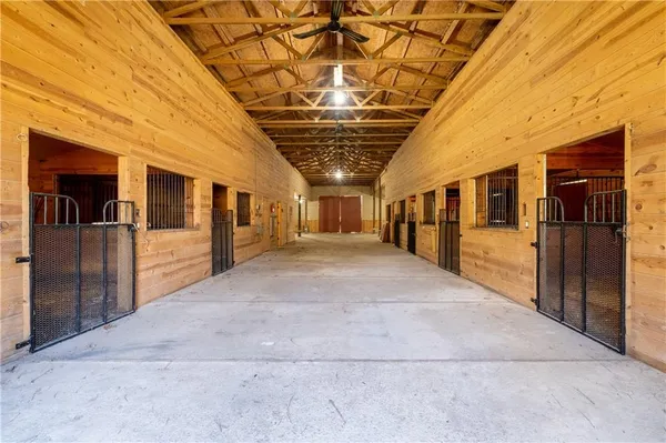 a view of large parking space