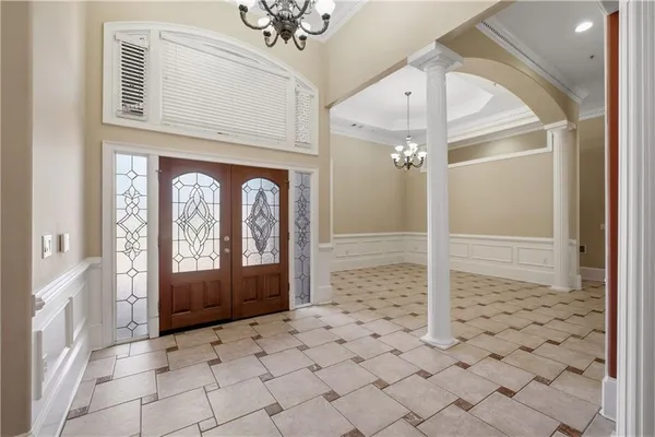 a view of a entryway