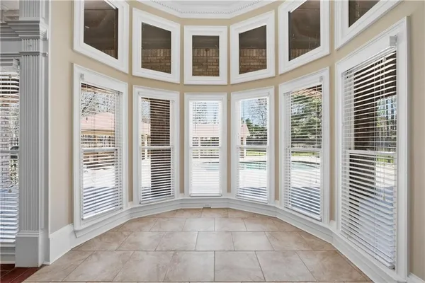 a view of an entrance of the house