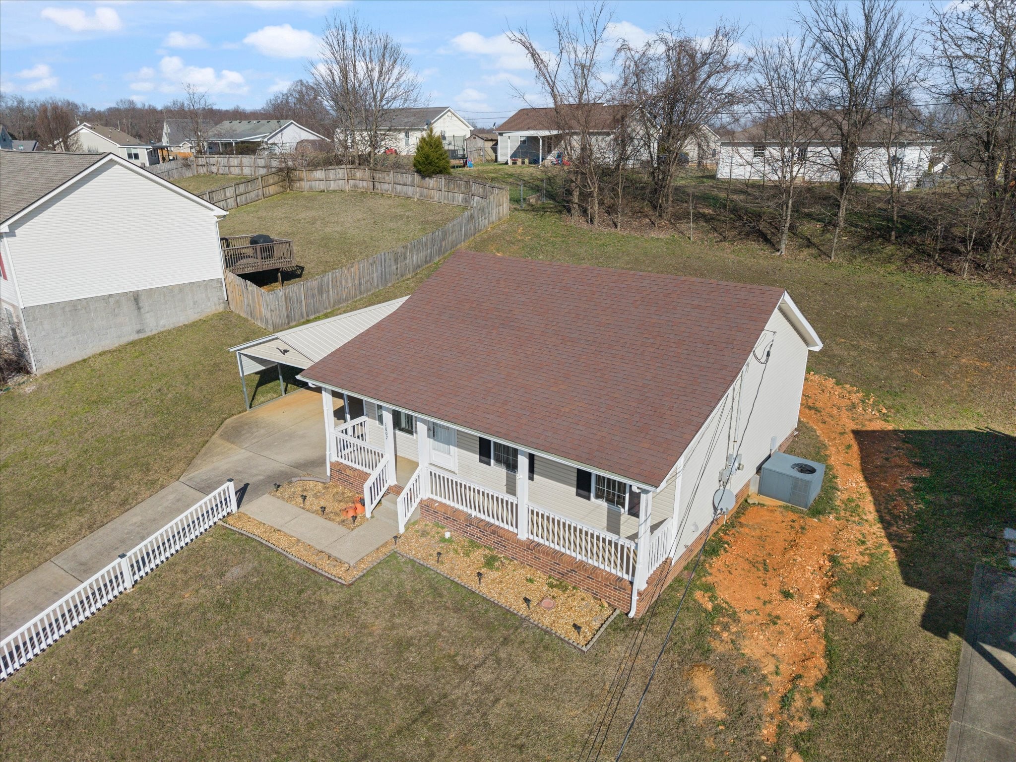 1007 Granny White Road Clarksville, TN 37040 - Photo 4 of 27 an aerial view of residential houses with outdoor space