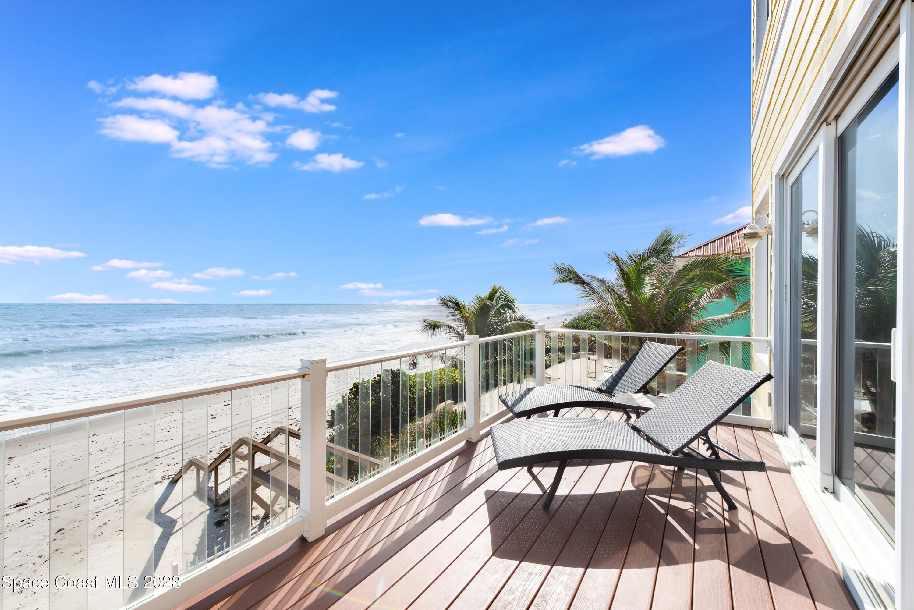 795 Shell Street Satellite Beach, FL 32937 - Photo 12 of 42 a view of a balcony with furniture