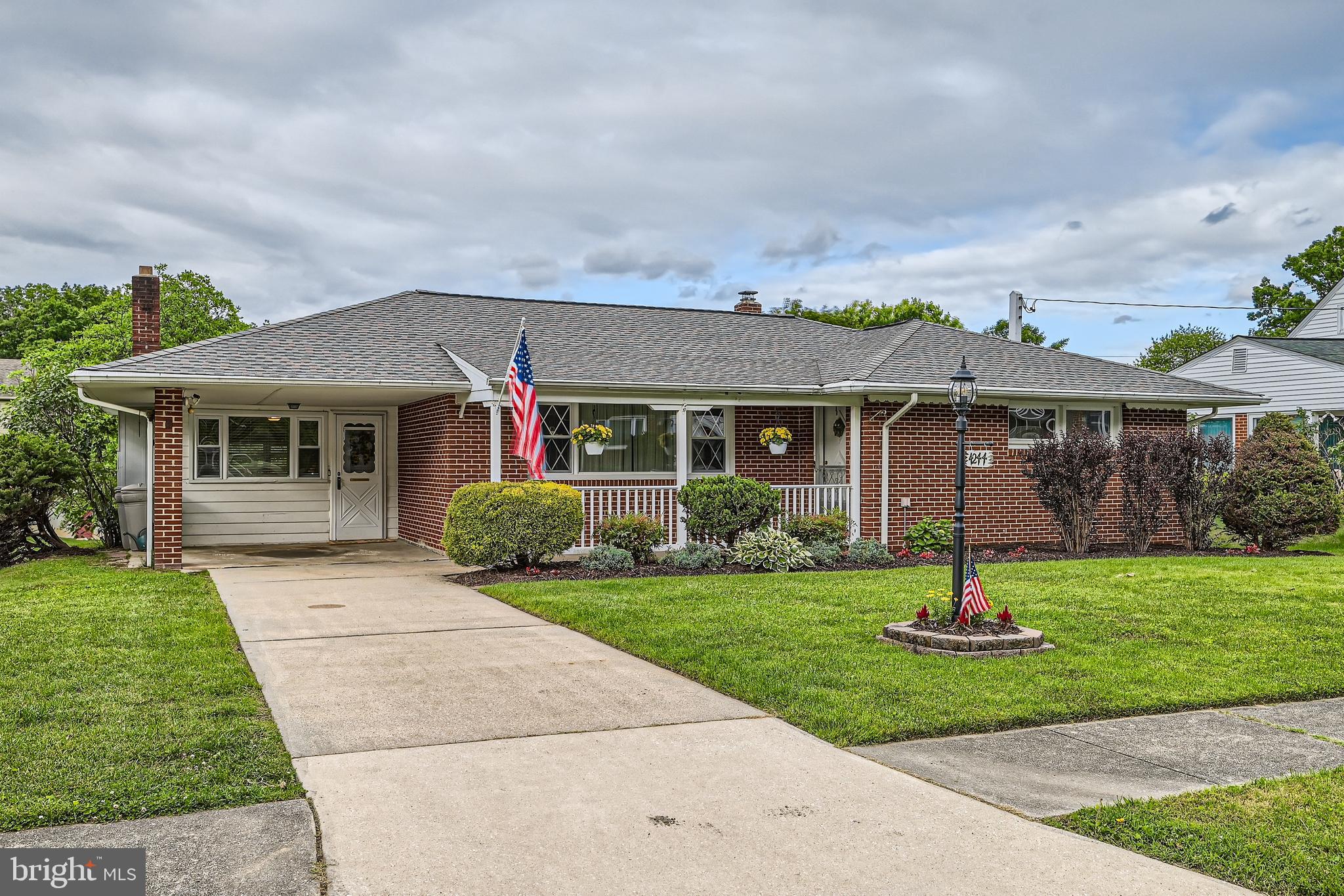 4244 Darleigh Road Nottingham, MD 21236 - Photo 1 of 38 Beautiful porch front / brick / rancher