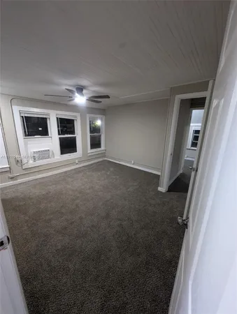 a view of a livingroom with an empty space