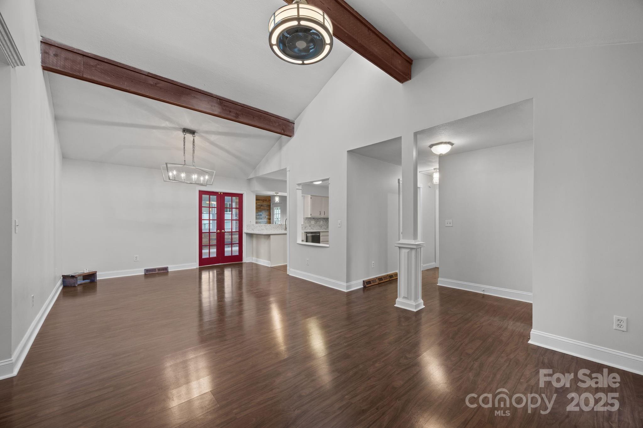 17 Berry Lane Fletcher, NC 28732 - Photo 5 of 47 a view of empty room with wooden floor