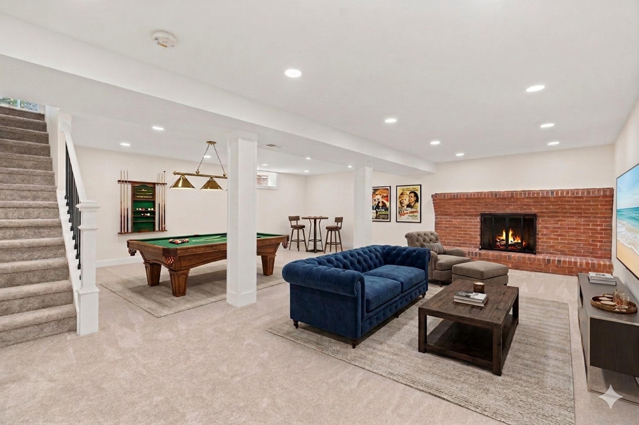 407 Plumtree Road Bel Air, MD 21015 - Photo 20 of 38 Lower Level Rec Room (Virtually Staged)