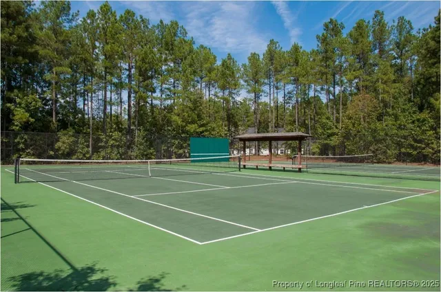 a view of a tennis court
