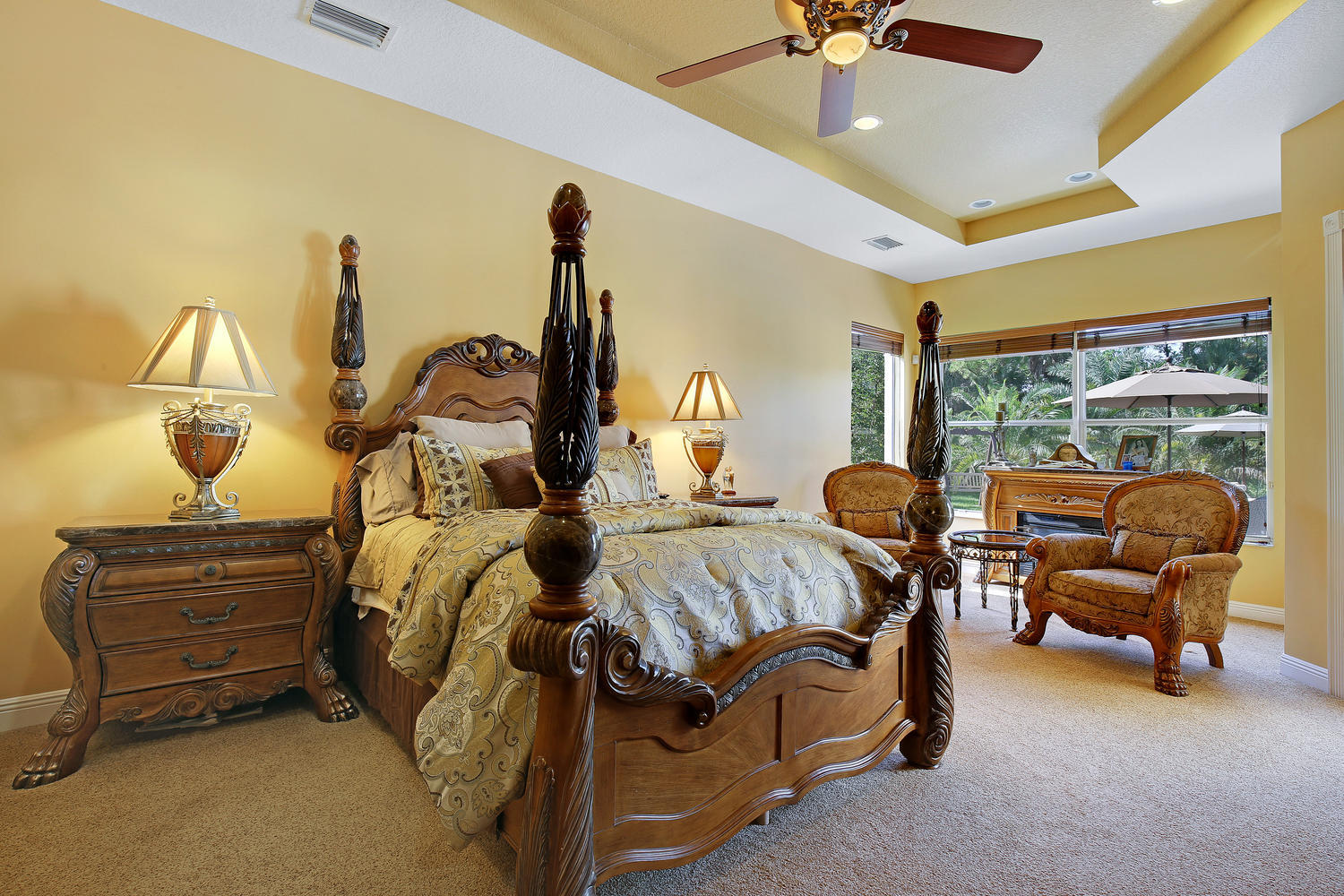 9650 Sandy Run Road Jupiter, FL 33478 - Photo 14 of 30 Master bedroom and sitting area