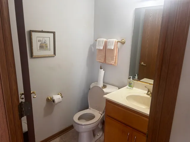 a bathroom with a sink and toilet