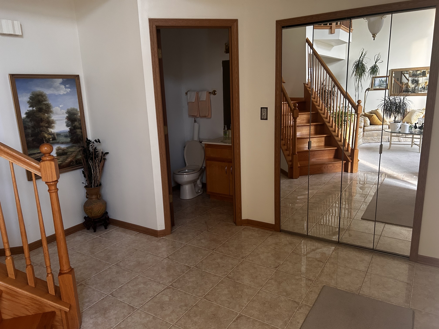 18623 Augusta Lane Hazel Crest, IL 60429 - Photo 5 of 21 a view of a hallway with staircase