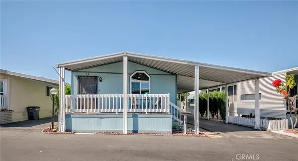 a view of a house with a deck