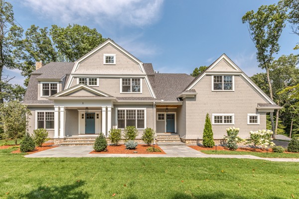 2 Winding Road Lexington, MA 02421 - Photo 1 of 28 front view of a house with a yard