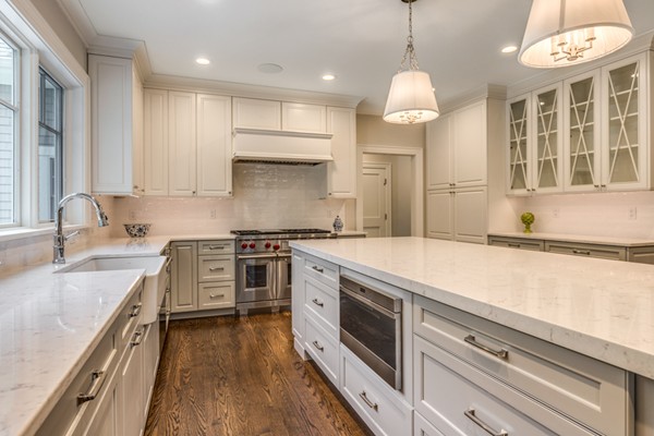 2 Winding Road Lexington, MA 02421 - Photo 10 of 28 a kitchen with granite countertop a stove and a sink