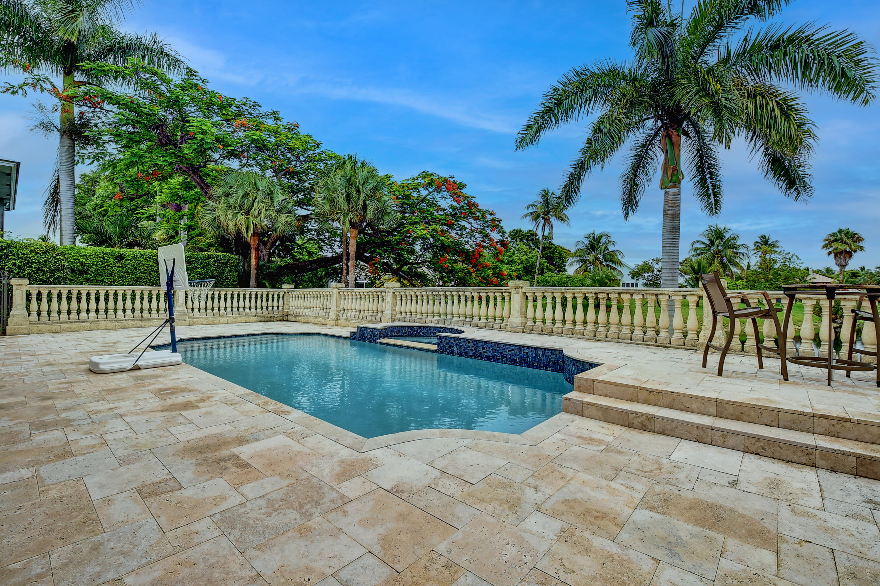 1990 Parkside Circle South Boca Raton, FL 33486 - Photo 33 of 45 Travertine Deck