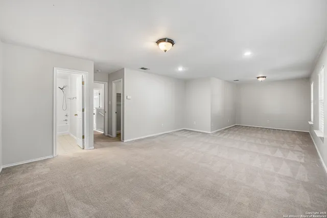 a view of an empty room