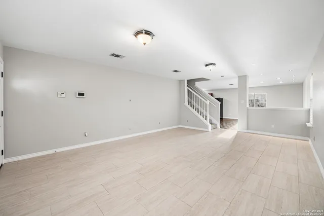 a view of an empty room