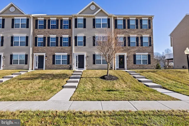 a front view of a building