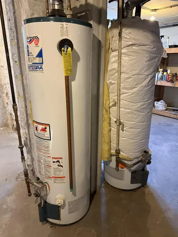a view of water heater room