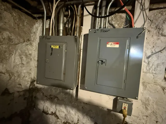 a view of a door of the house