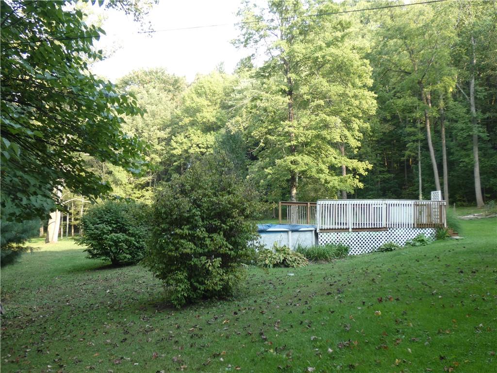 447 Pfeifer Road Prospect, PA 16052 - Photo 4 of 14 a view of a backyard with a small cabin