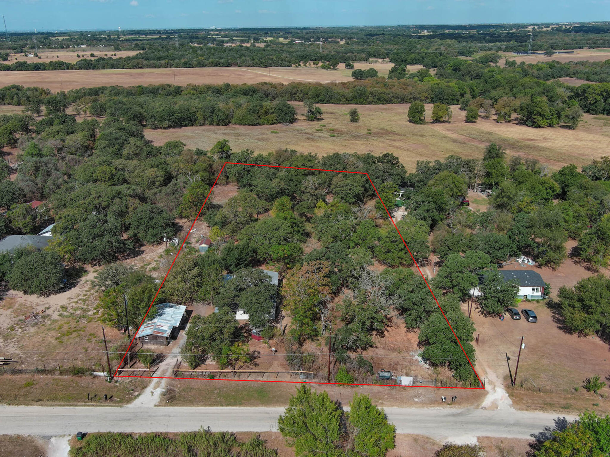 176 Lacy Drive Elgin, TX 78621 - Photo 39 of 40 an aerial view of ocean with residential house and outdoor space