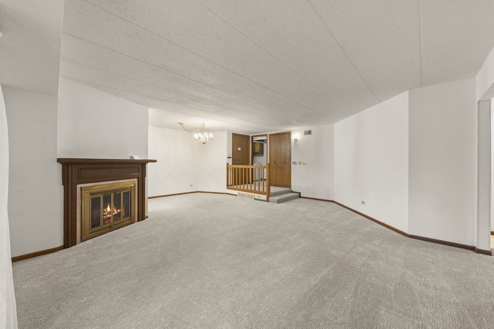 393 Duane Street, Unit 203 Glen Ellyn, IL 60137 - Photo 5 of 18 a view of empty room with a fireplace