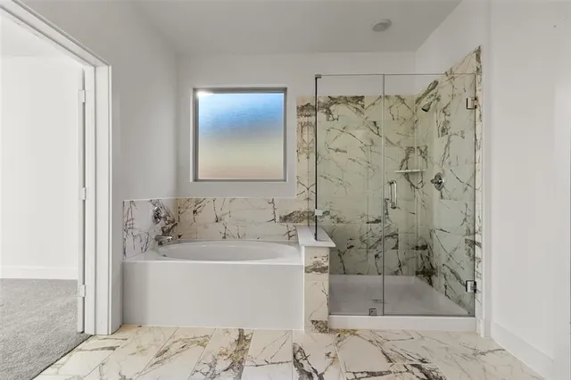 a view of a patio with swimming pool