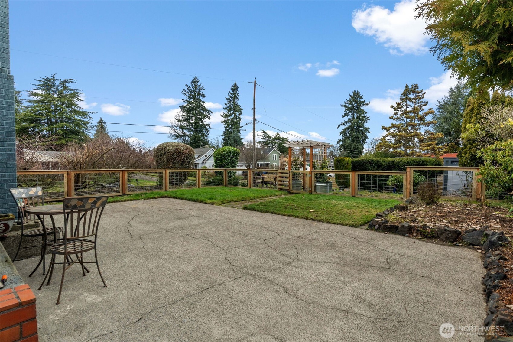3215 North Tyler Street Tacoma, WA 98407 - Photo 32 of 40 a view of a backyard with sitting area