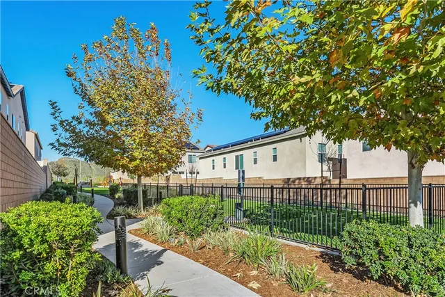 a view of a house with a park