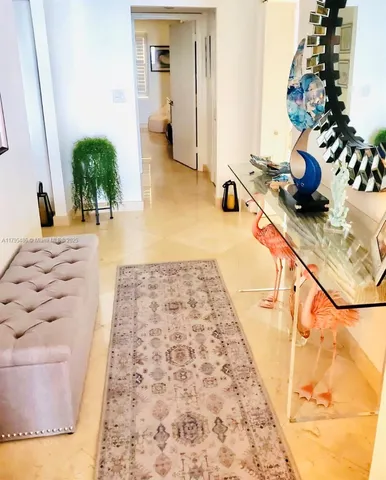 a view of a yoga room