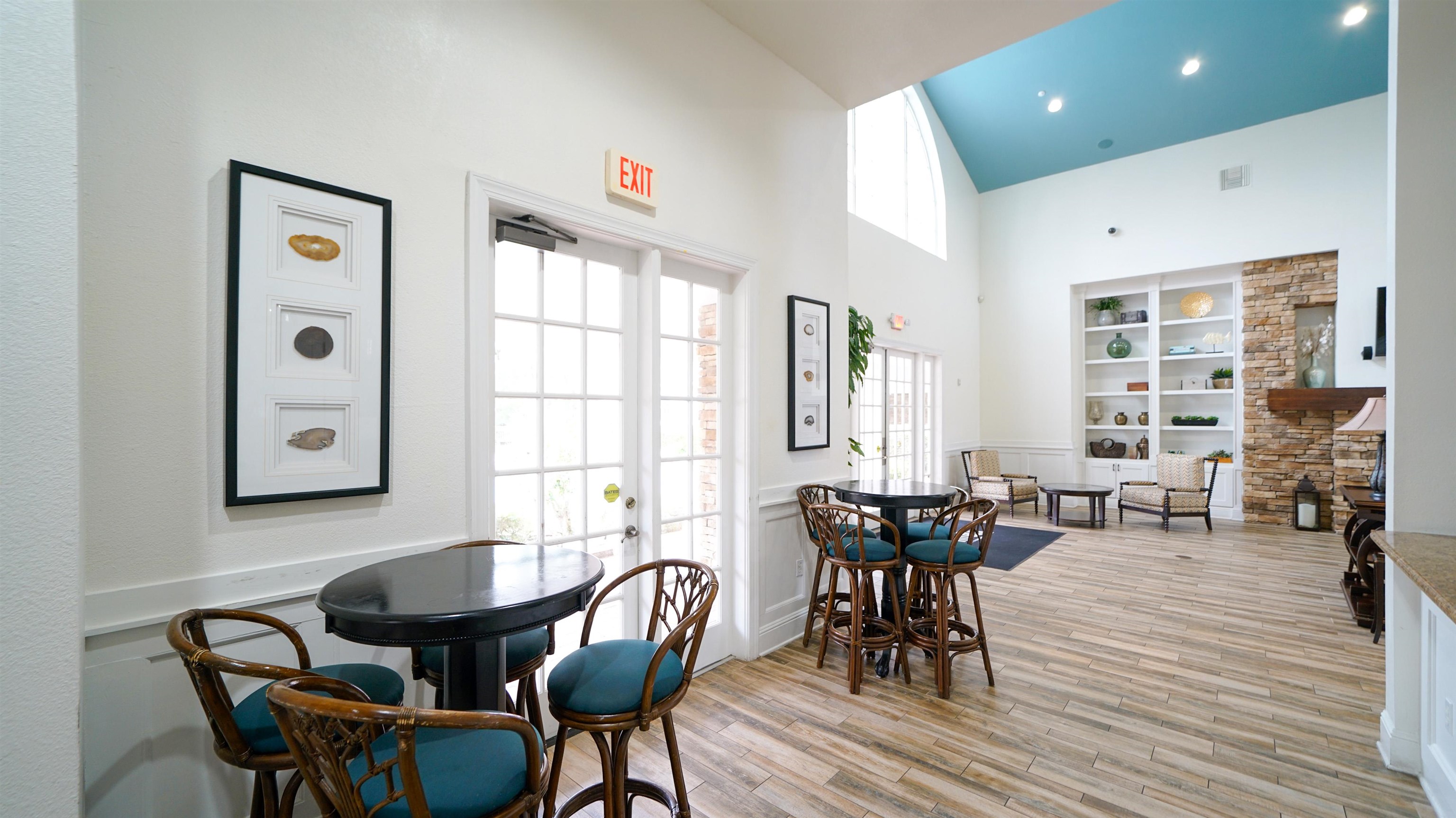 8550 Touchton Road, Unit 625 Jacksonville, FL 32216 - Photo 31 of 47 a view of a dining room with furniture and wooden floor
