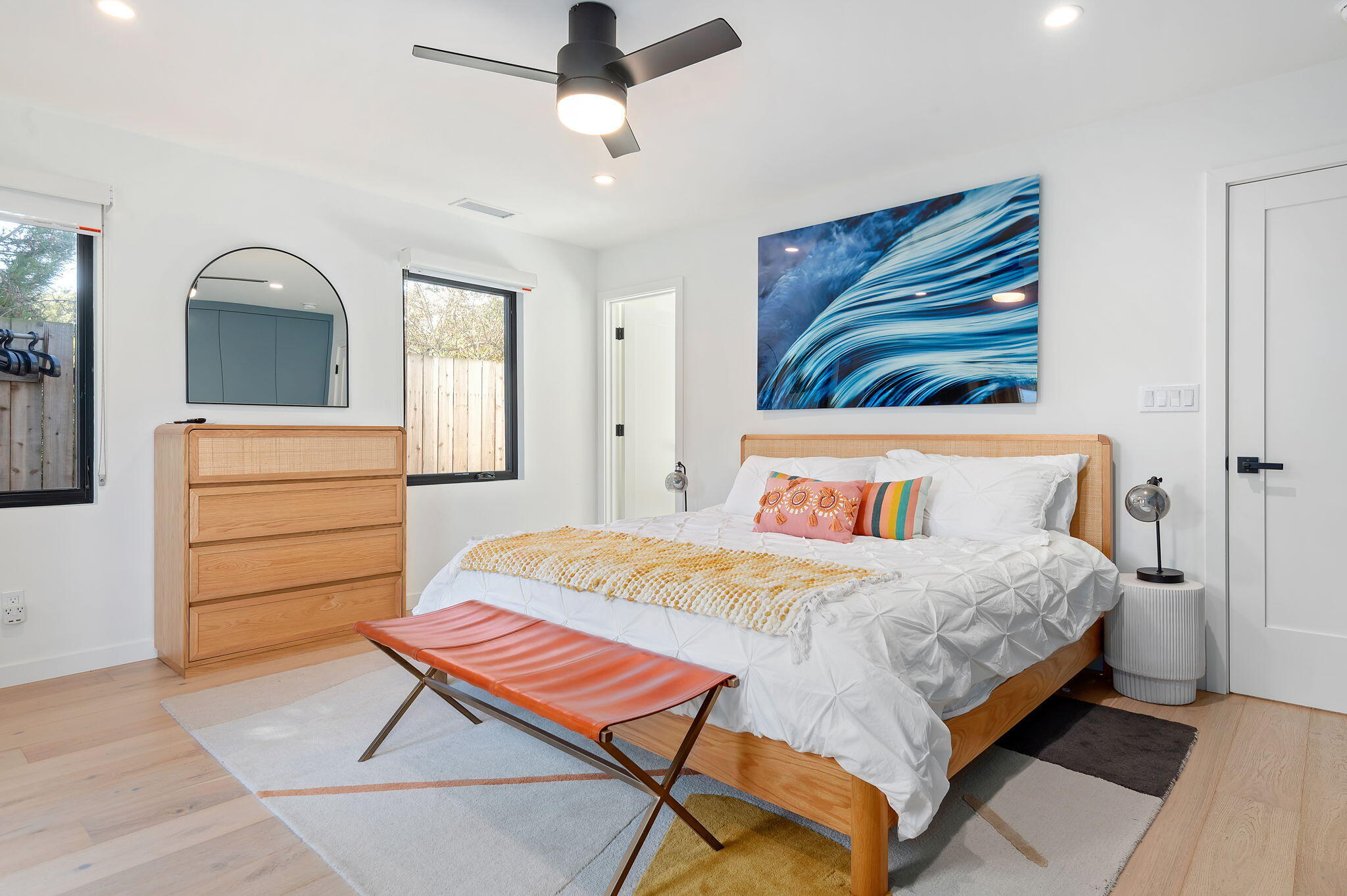 308 Cooper Road Santa Barbara, CA 93109 - Photo 3 of 41 a bedroom with a bed and a dresser